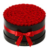 100 Preserved Red Roses in Grand Round Luxury Box