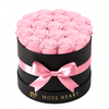 20 Light Pink Preserved Forever Roses in Round Box