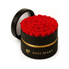 50 Red Preserved Forever Roses in Round Box