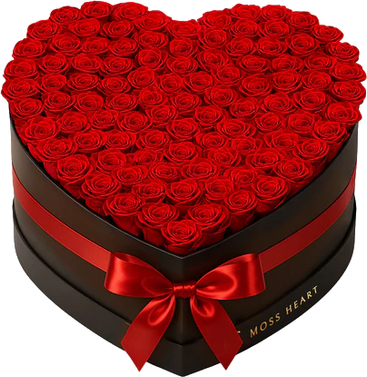 100 Preserved Red Roses