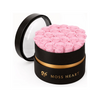 20 Light Pink Preserved Forever Roses in Round Box