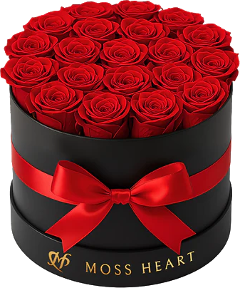 30 Red Preserved Forever Roses