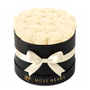 20 White Preserved Forever Roses in Round Box
